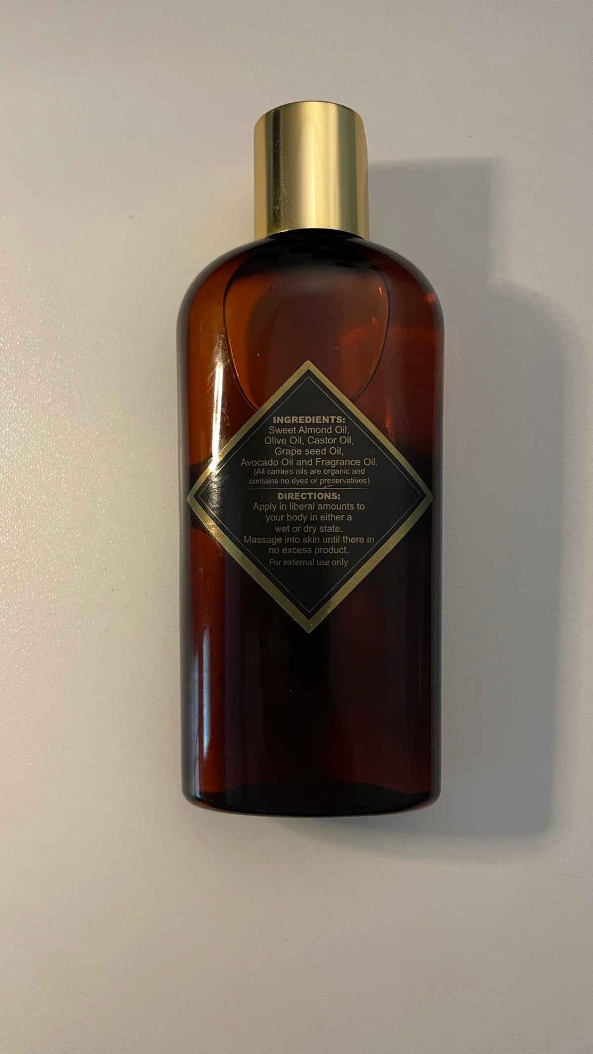 Nourishing Body Oil with Almond Avocado Olive and Rose Oils