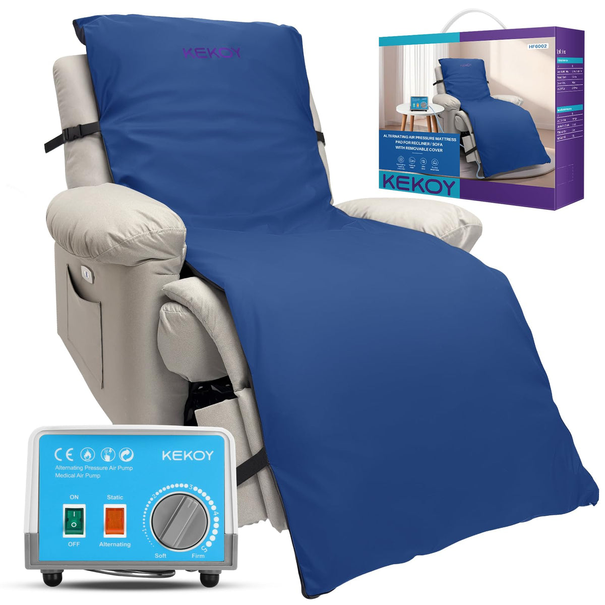 Alternating Air Pressure Mattress Pad for Elderly Pressure Relief Care