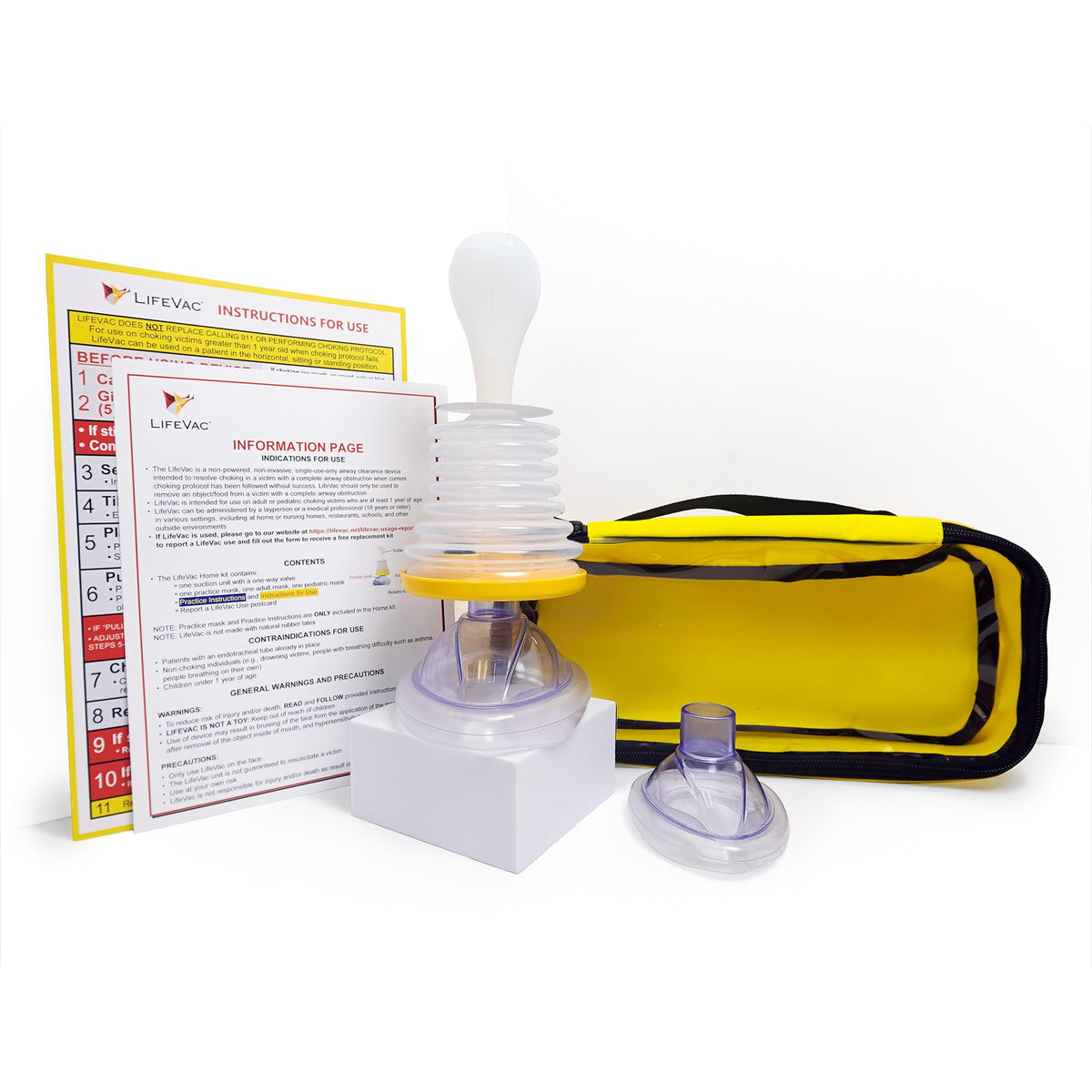 Portable Airway Suction Rescue Device First Aid Kit for Kids and Adults