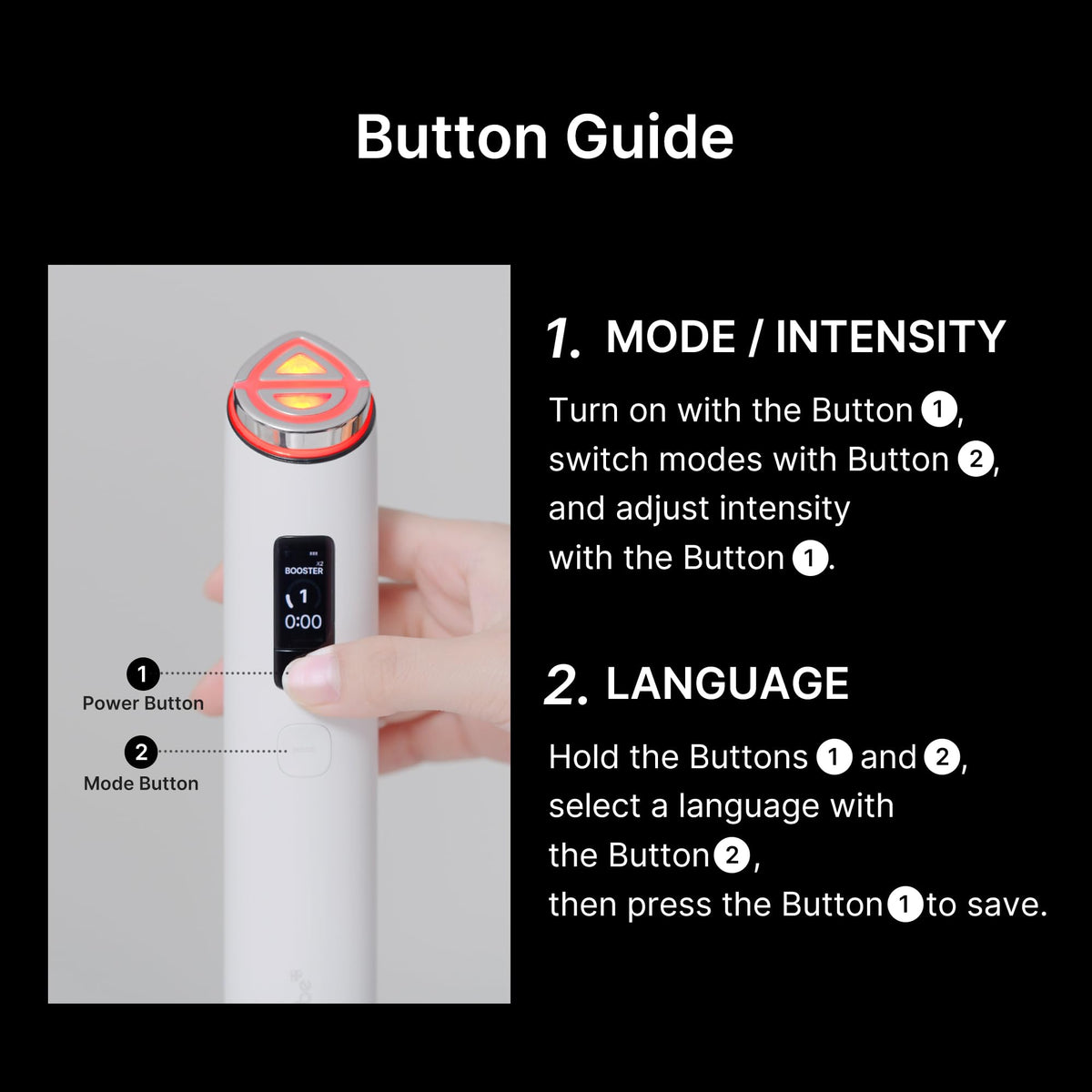 Booster Pro X2 Facial Skin Care Device