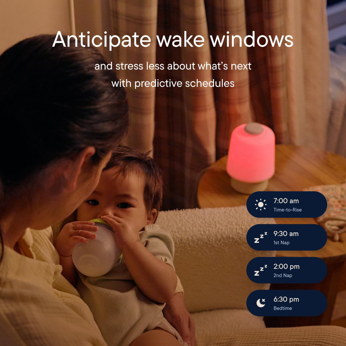 Baby Sound Machine and Night Light Sleep Routine Builder
