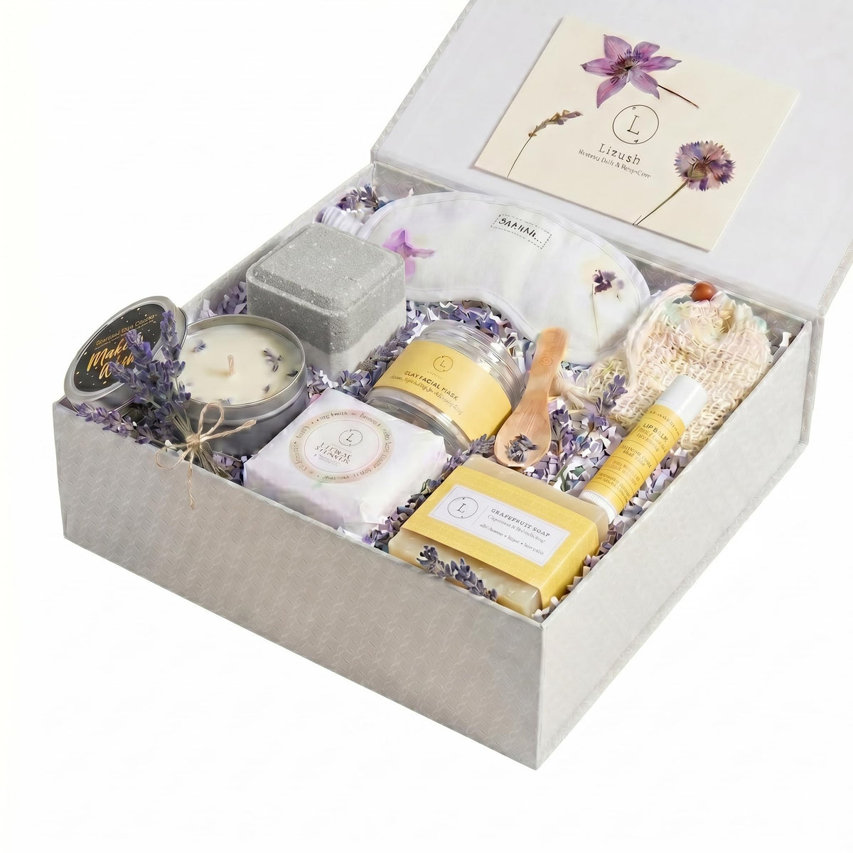 Relaxing Spa Gift Set Natural Bath and Body Care Collection