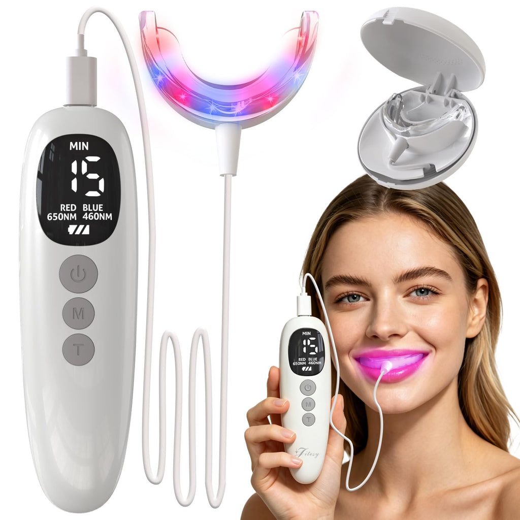 Red Light Therapy Mouthpiece LED Oral Care for Gum Health
