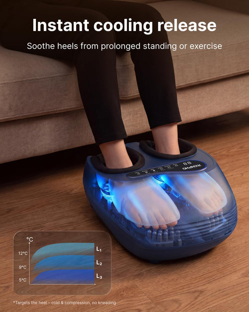 2 in 1 Foot Massager with Heat and Cold Therapy for Foot Care