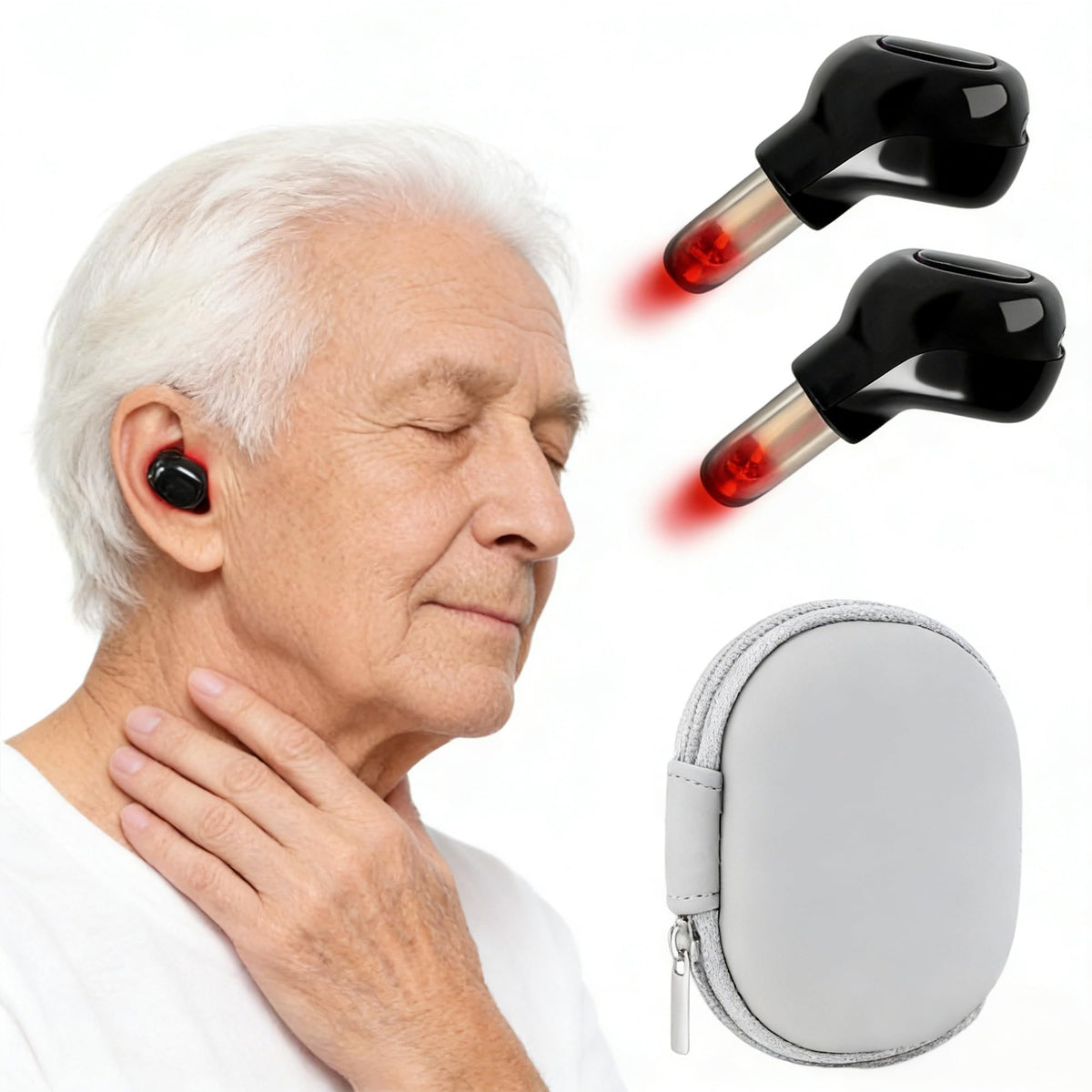 650nm Red Light Therapy Device for Ear and Nose Care