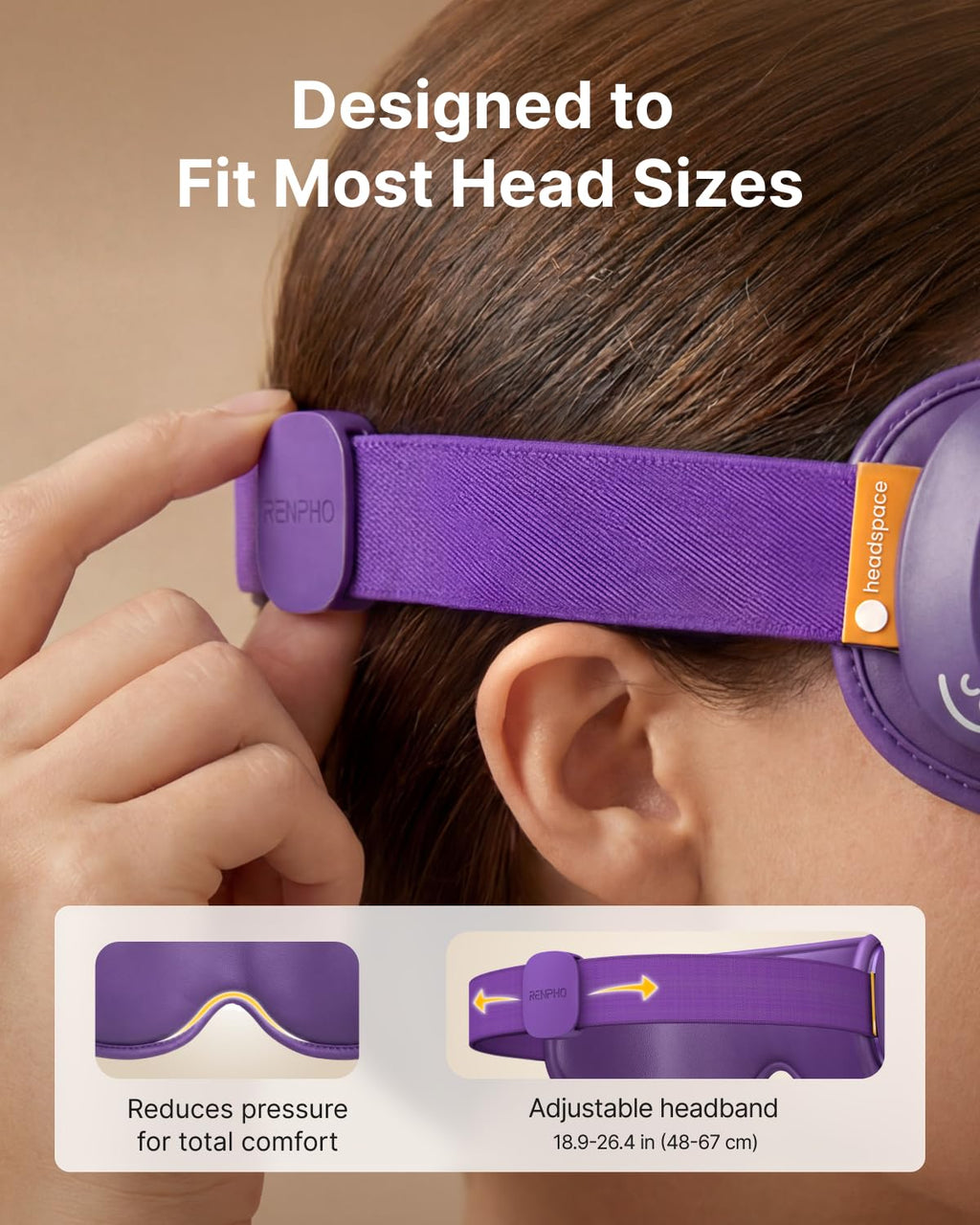 Ultra Quiet Heated Eye Massager for Relaxation and Eye Care