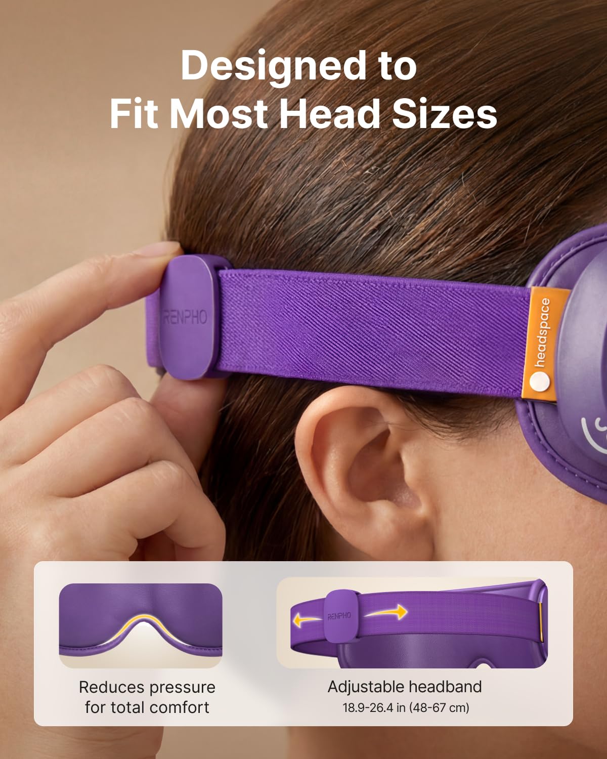 Ultra Quiet Heated Eye Massager for Relaxation and Eye Care