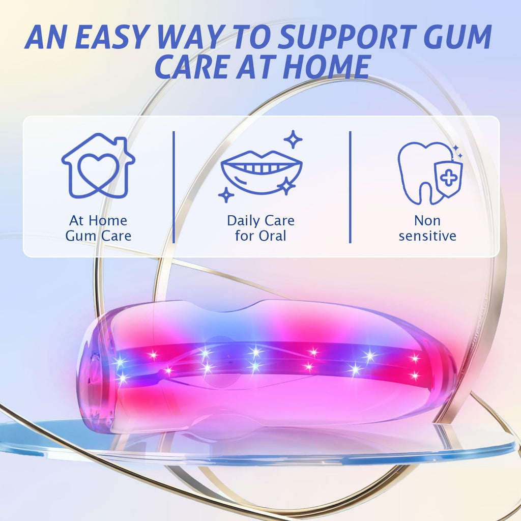 Red Light Therapy Mouthpiece LED Oral Care for Gum Health