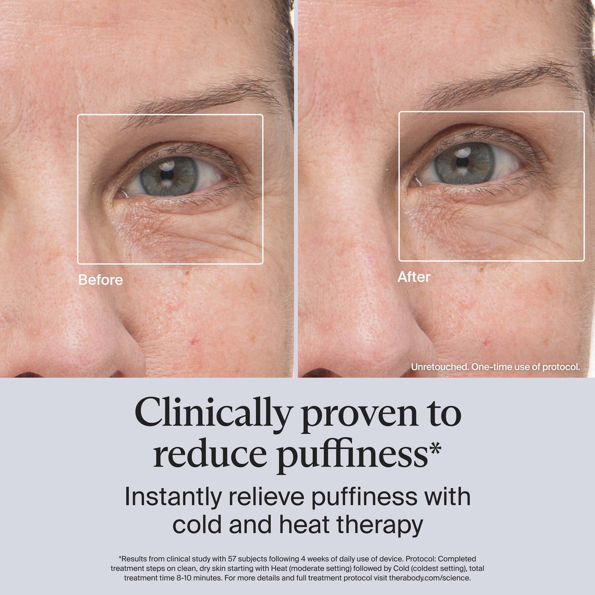 Depuffing Wand Cold and Heat Face Roller Eye Massager for Skincare