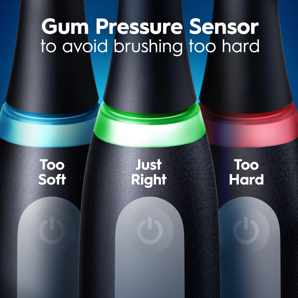 Rechargeable Electric Toothbrush with 3 Brush Heads and Travel Case