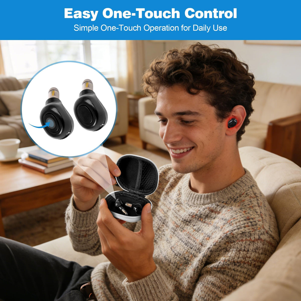 650nm Red Light Therapy Device for Ear and Nose Care