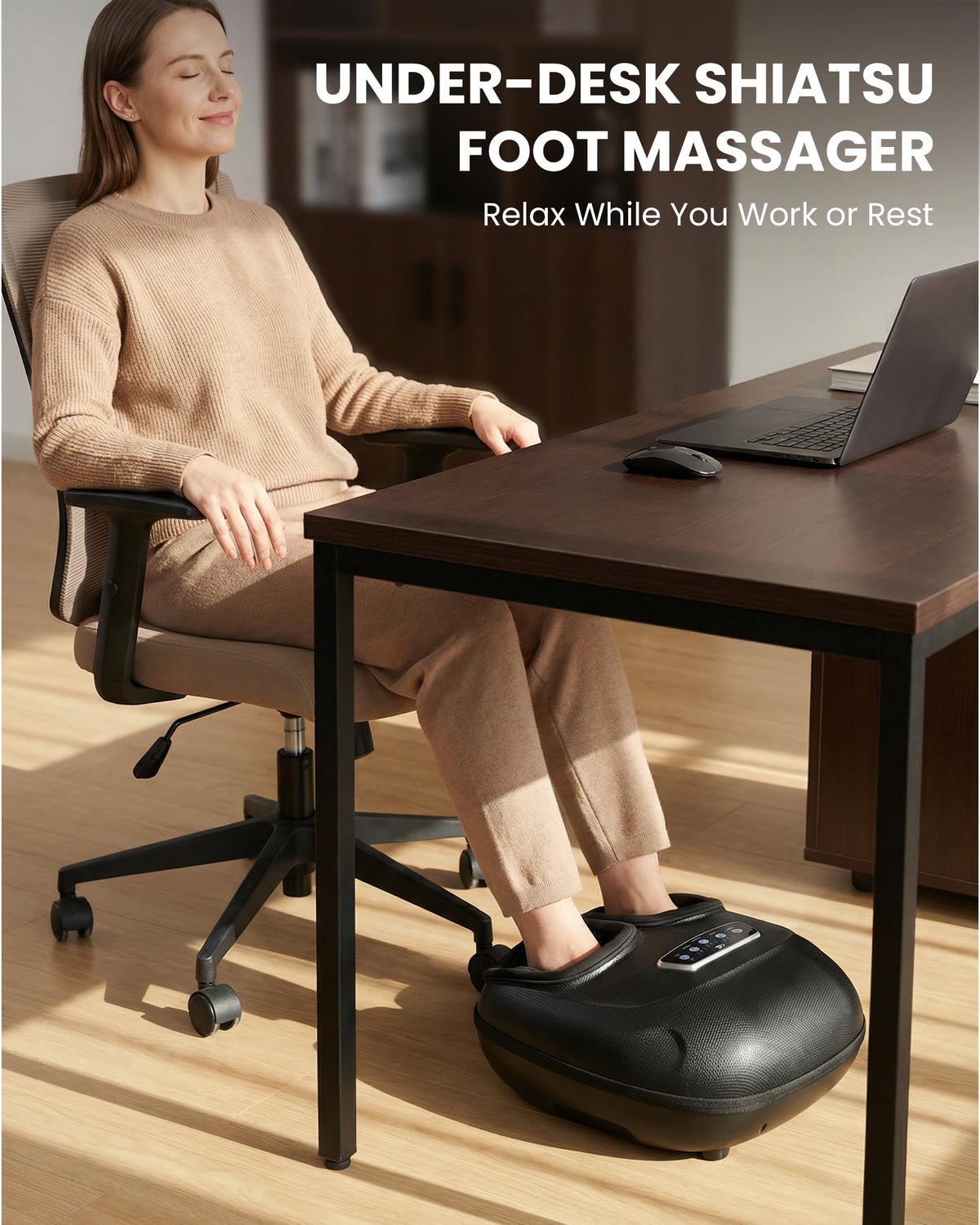 Shiatsu Foot Massager for Relaxation and Foot Care