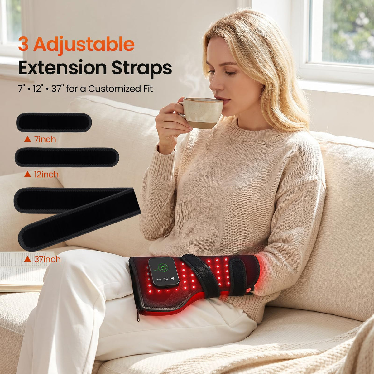 Red Light Therapy Foot Wrap for Feet and Ankle Care