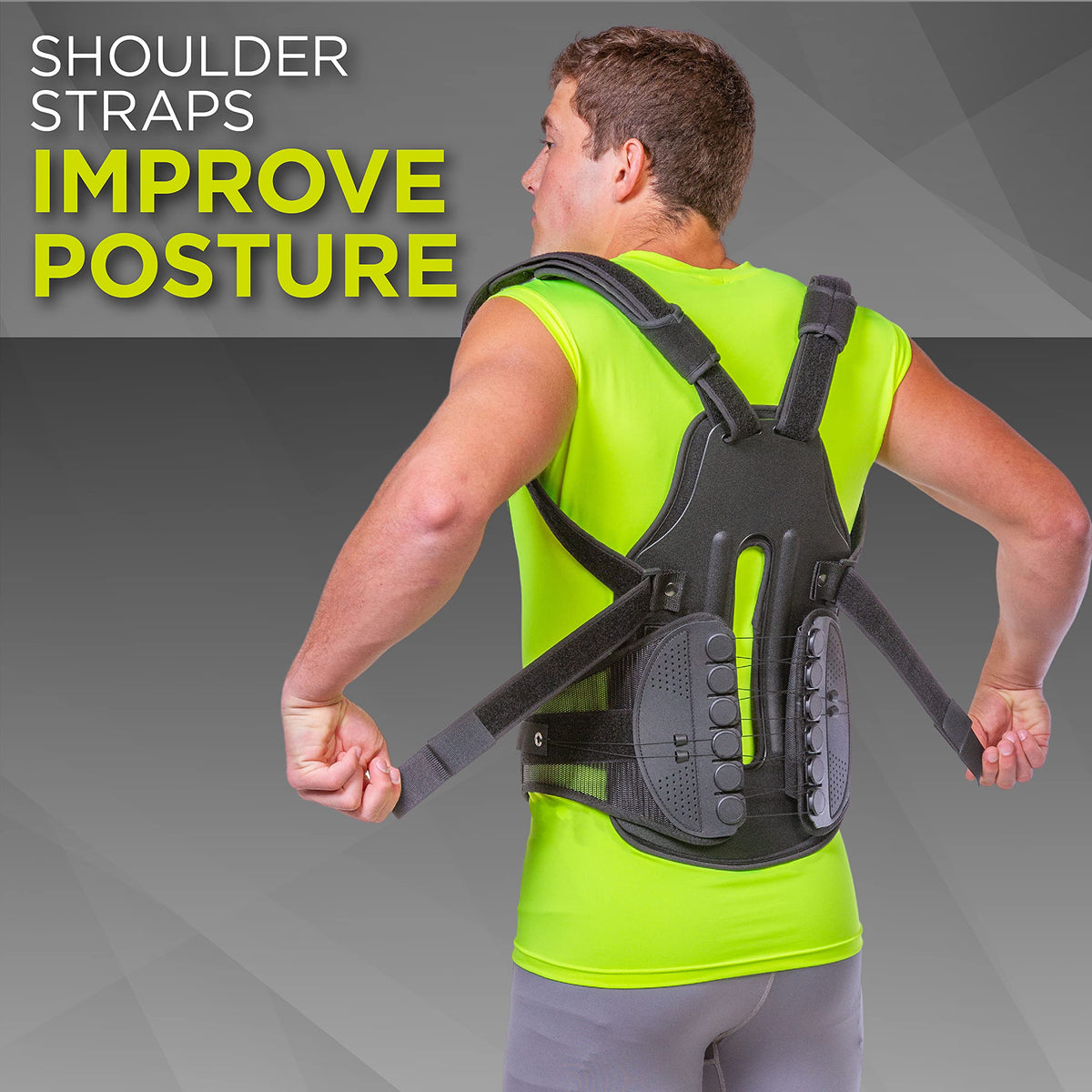 TLSO Full Body Back Brace Support for Posture Correction and Spine Care