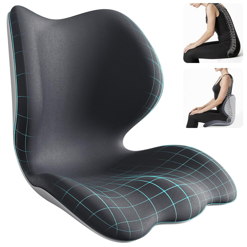 Ergonomic Back Posture Support Cushion for Office Chair Use