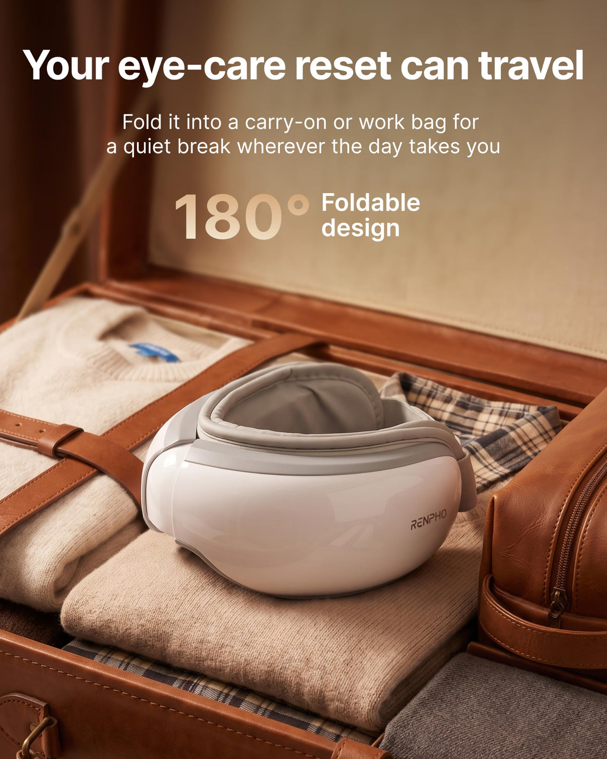 Heated Eye Massager Mask for Relaxation and Eye Care
