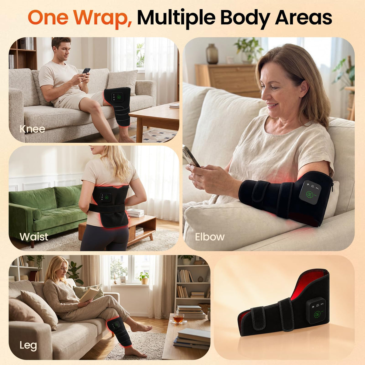 Red Light Therapy Foot Wrap for Feet and Ankle Care