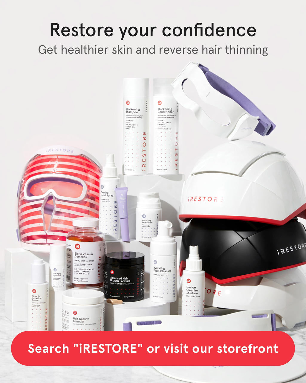 Laser Light Therapy Hair Growth Cap for Hair Regrowth Treatment