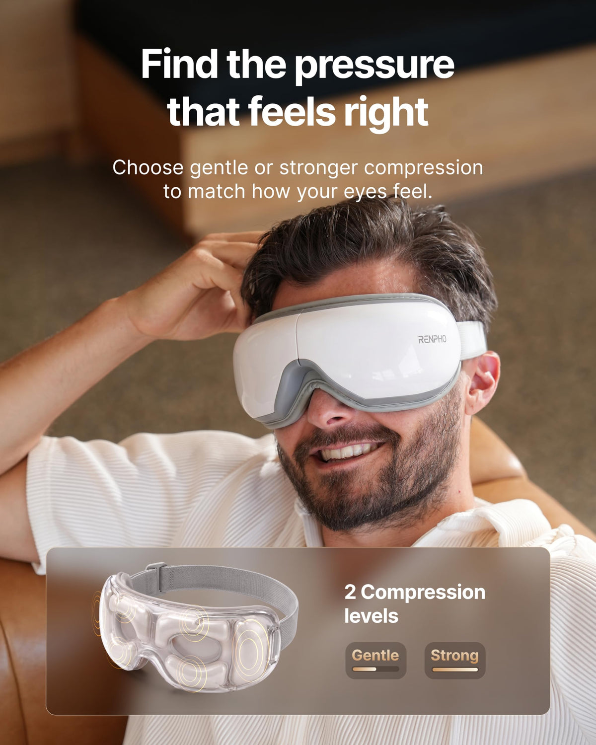 Heated Eye Massager Mask for Relaxation and Eye Care