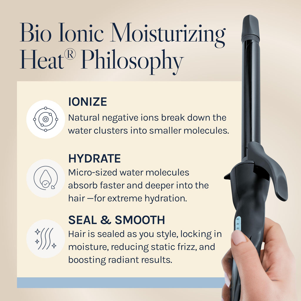 Long Barrel Curling Iron Moisture Heat Technology Hair Styling Tool