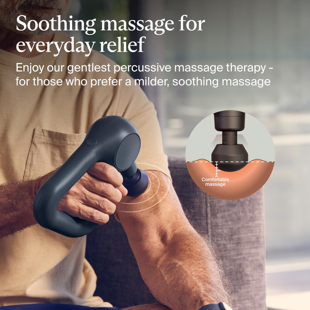 Quiet Deep Tissue Massage Gun for Neck Back Leg and Shoulder Relief
