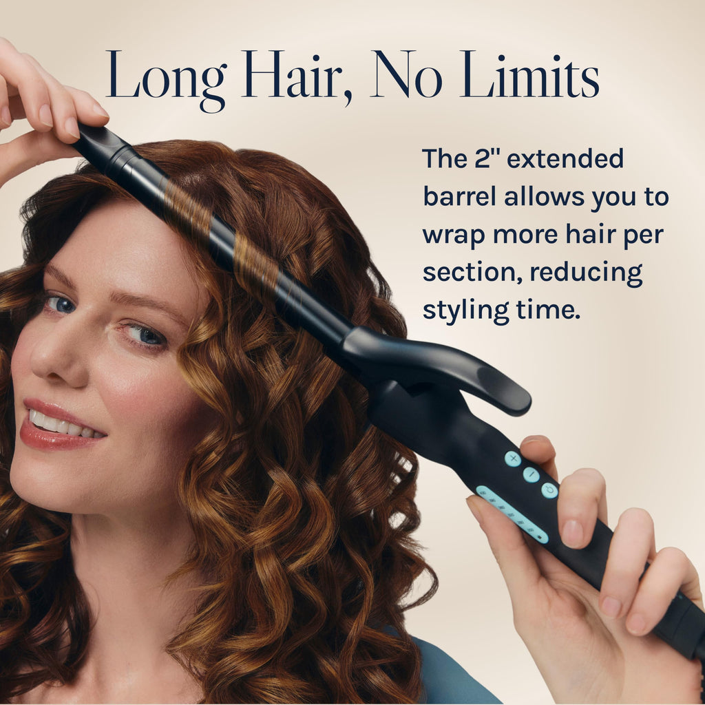 Long Barrel Curling Iron Moisture Heat Technology Hair Styling Tool