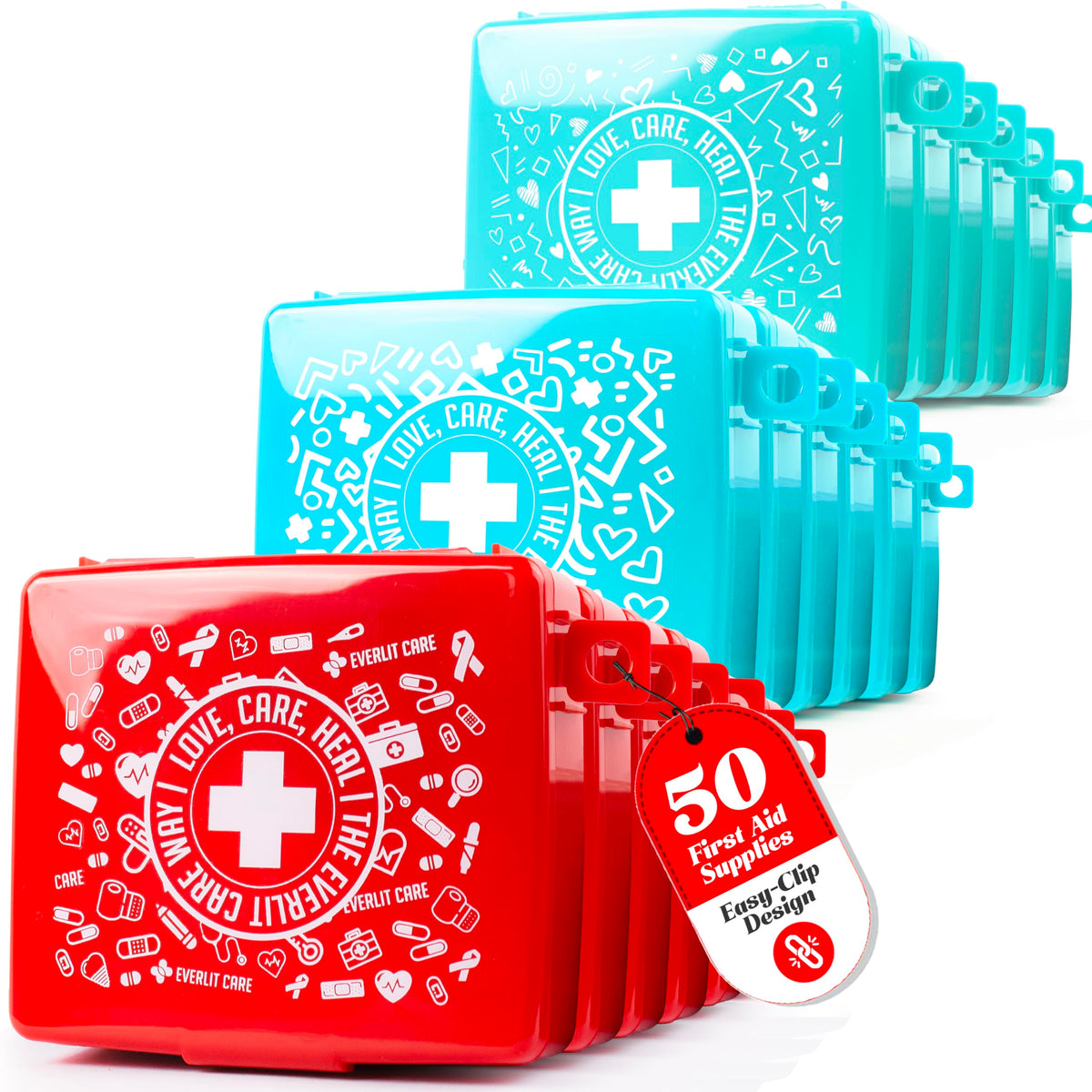 Compact Mini First Aid Kit Portable Wound Care Supplies for Travel and Outdoor Use