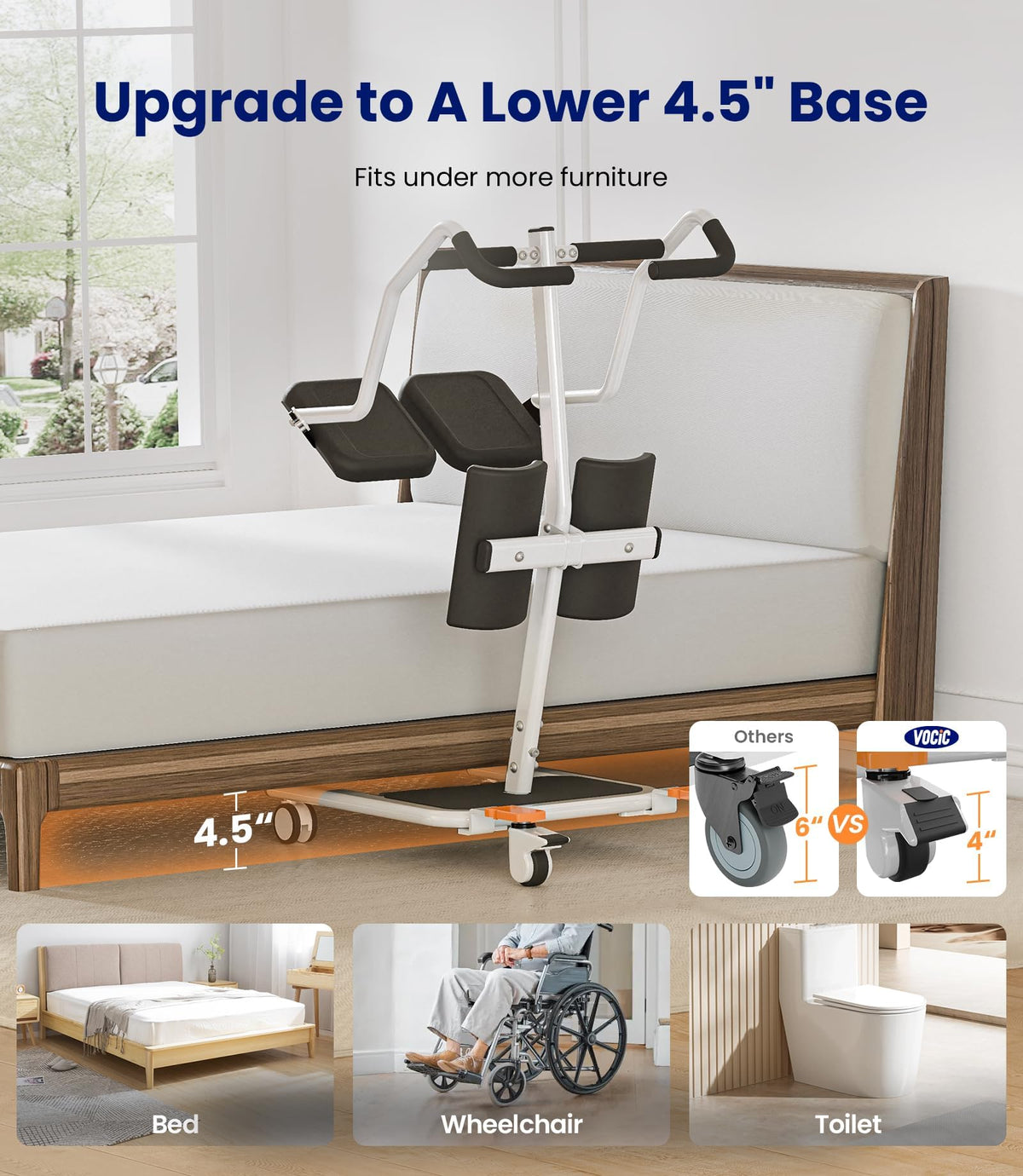 Sit to Stand Assist Lift for Seniors Mobility Support and Home Care