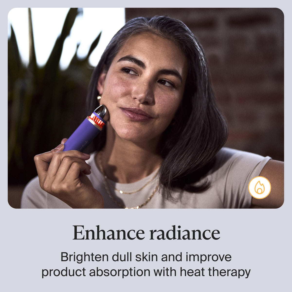 Depuffing Wand Cold and Heat Face Roller Eye Massager for Skincare