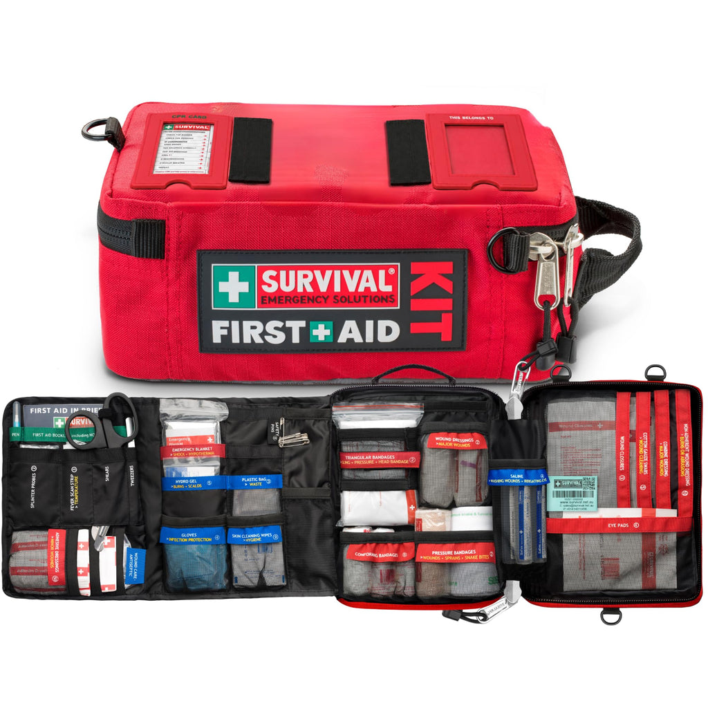 142 Piece Large First Aid Kit Emergency Response Supplies