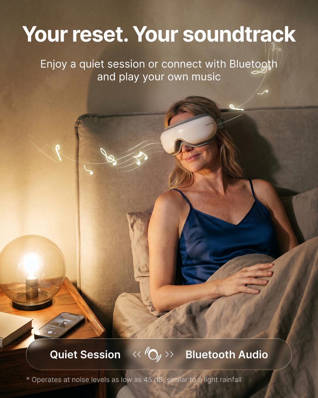 Heated Eye Massager Mask for Relaxation and Eye Care