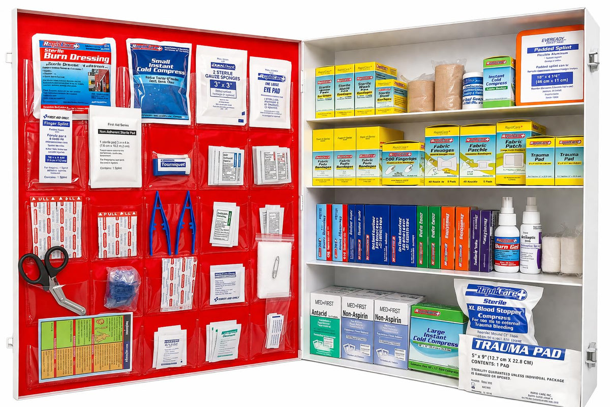 Rapid Care First Aid Kit for Emergency Medical Supplies