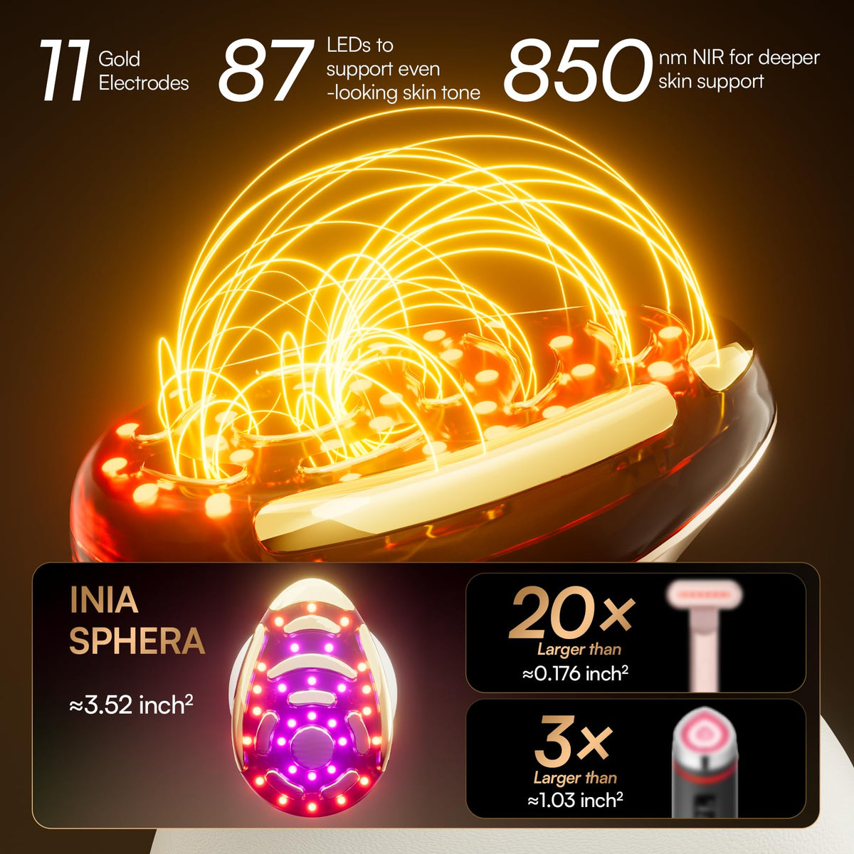 8 in 1 Microcurrent Facial Device for Face and Neck Skin Care