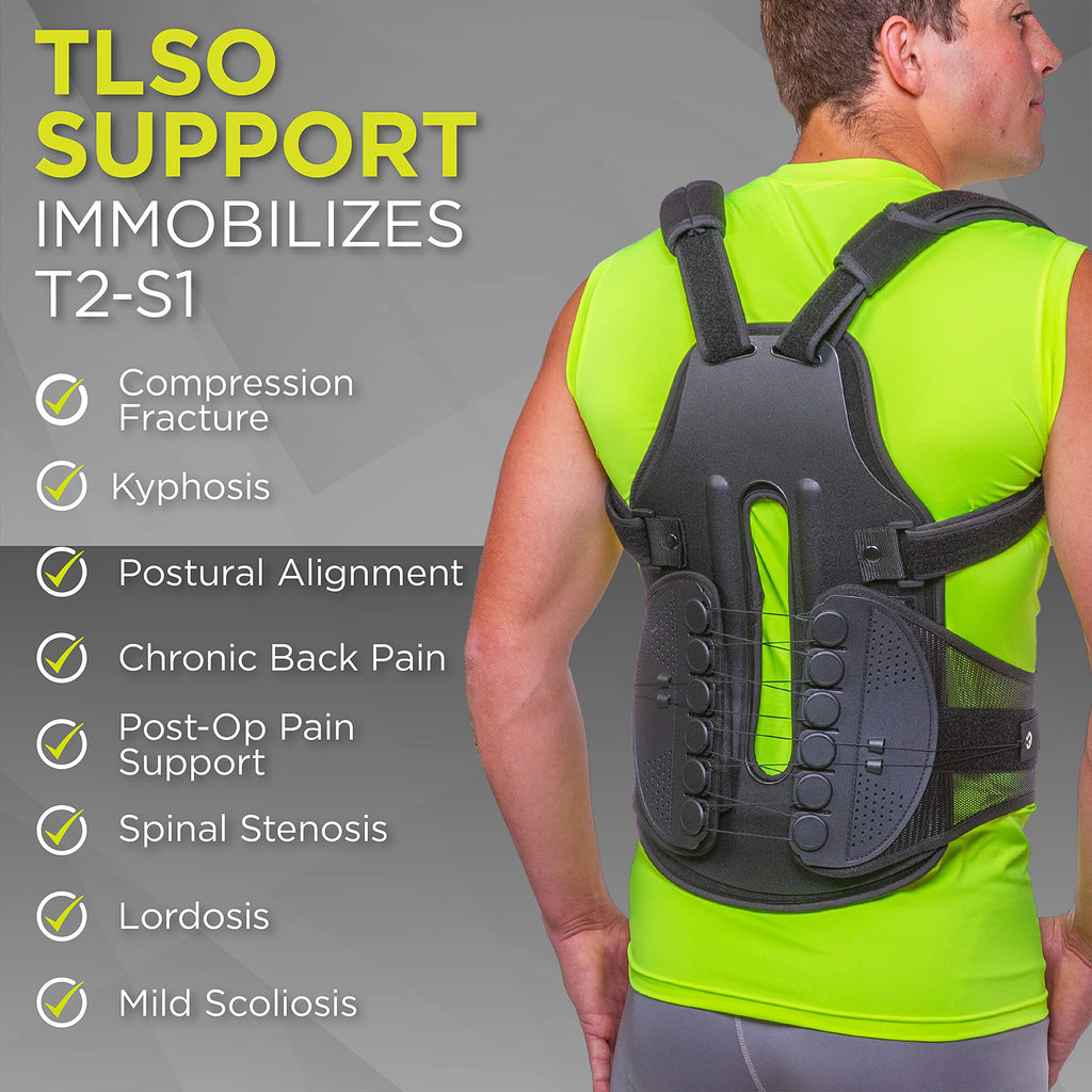 TLSO Full Body Back Brace Support for Posture Correction and Spine Care