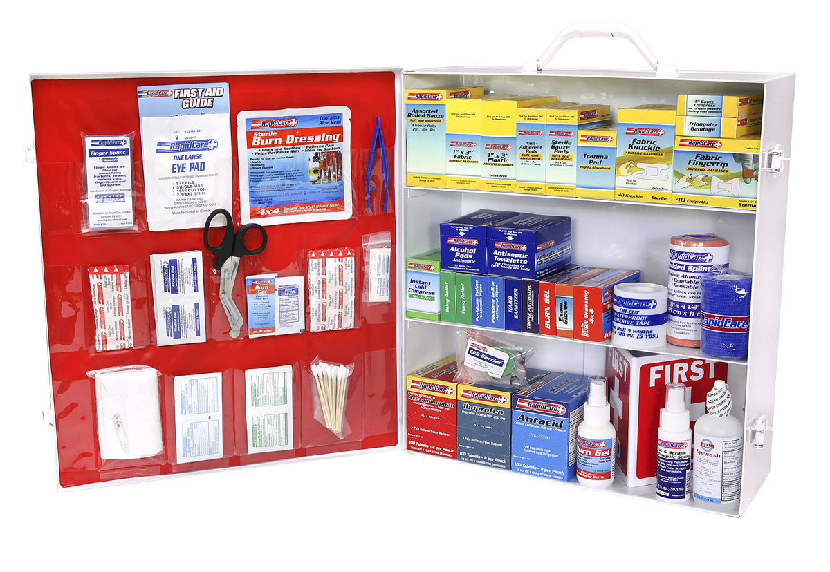 Rapid Care First Aid Kit for Emergency Medical Supplies